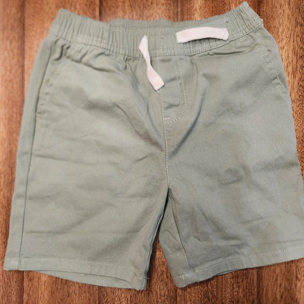 Seed Heritage Kids Shorts Size 6 Green Elastic Waist Drawstring Pockets